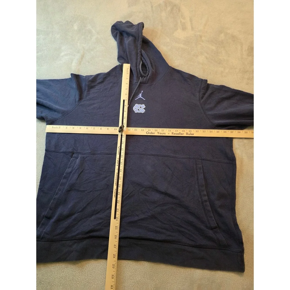 Jordan UNC Tar Heels Sweatshirt Mens XXL Navy Dri-FIT Pullover Jumpman
